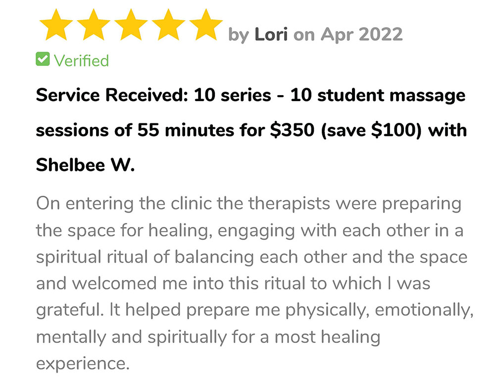 Massage Therapy Clinic Review