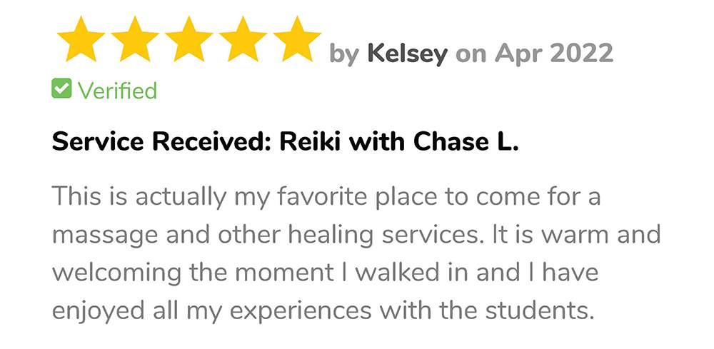Student Reiki Review